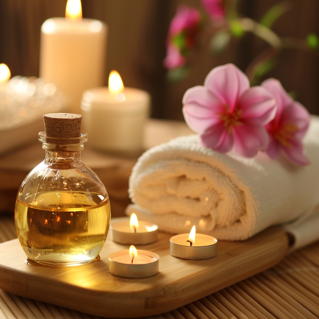 Candle Oil Full Body Massage